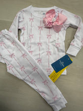 Amelia's pink bow pjs Magnolia baby