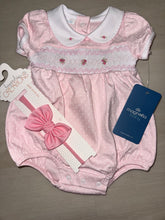 Mia classic smocked short sleeve bubble Magnolia Baby