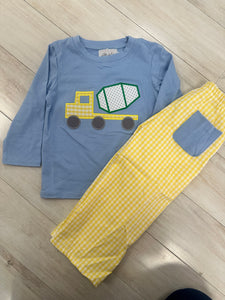 Little Lullaby boys cement two piece set