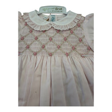 720 Dainty smocked Floral Romer (Feltman Brothers)