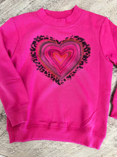 Heart pink sweatshirt