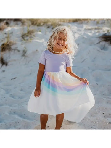 Lavender Rainbow dress