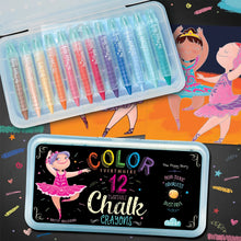 Pretty Ballerinas Color Everywhere Twistable Chalk Crayons