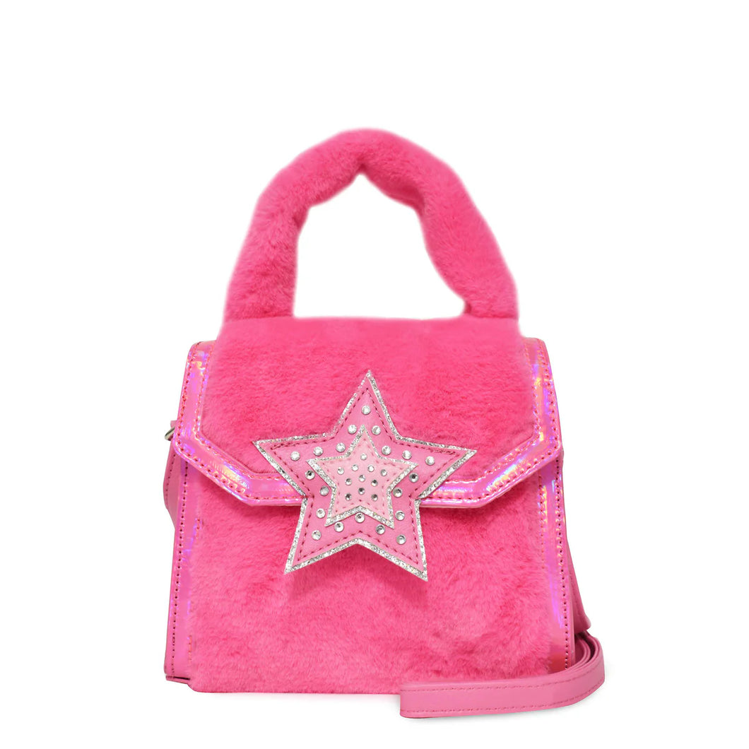 omg pink star purse