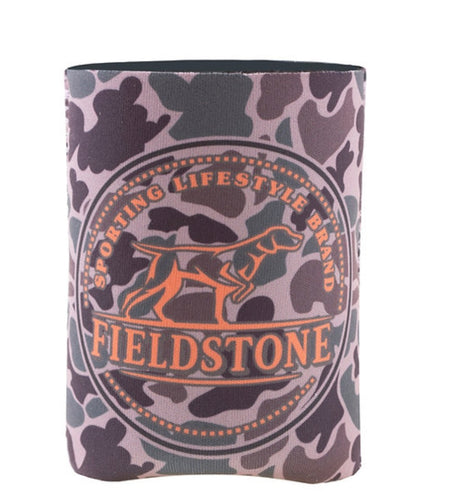 Fieldstone Old School Camo Koozie