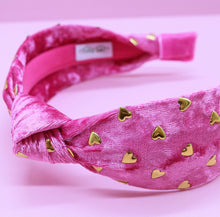 Pink Heart Headband/ Tie Dye kids