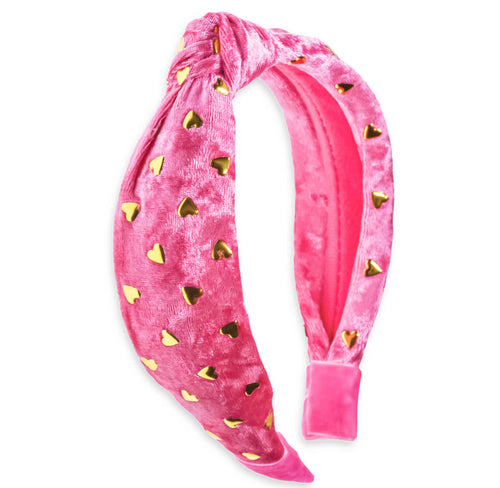 Pink Heart Headband/ Tie Dye kids